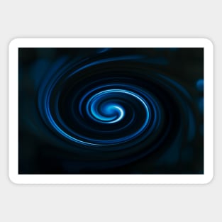 Blue Swirl Sticker